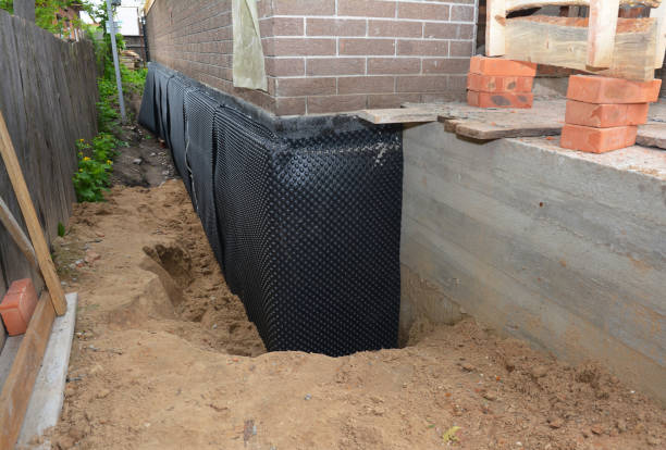 Expert waterproofing evaluation at a New Hudson, MI property